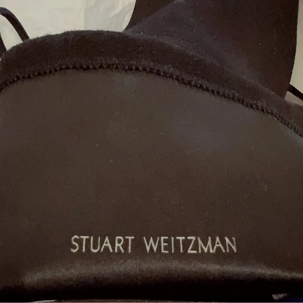 Stuart Weitzman Landmark Over-the-Knee Black Suede Boots Size 36.5/6 NIB